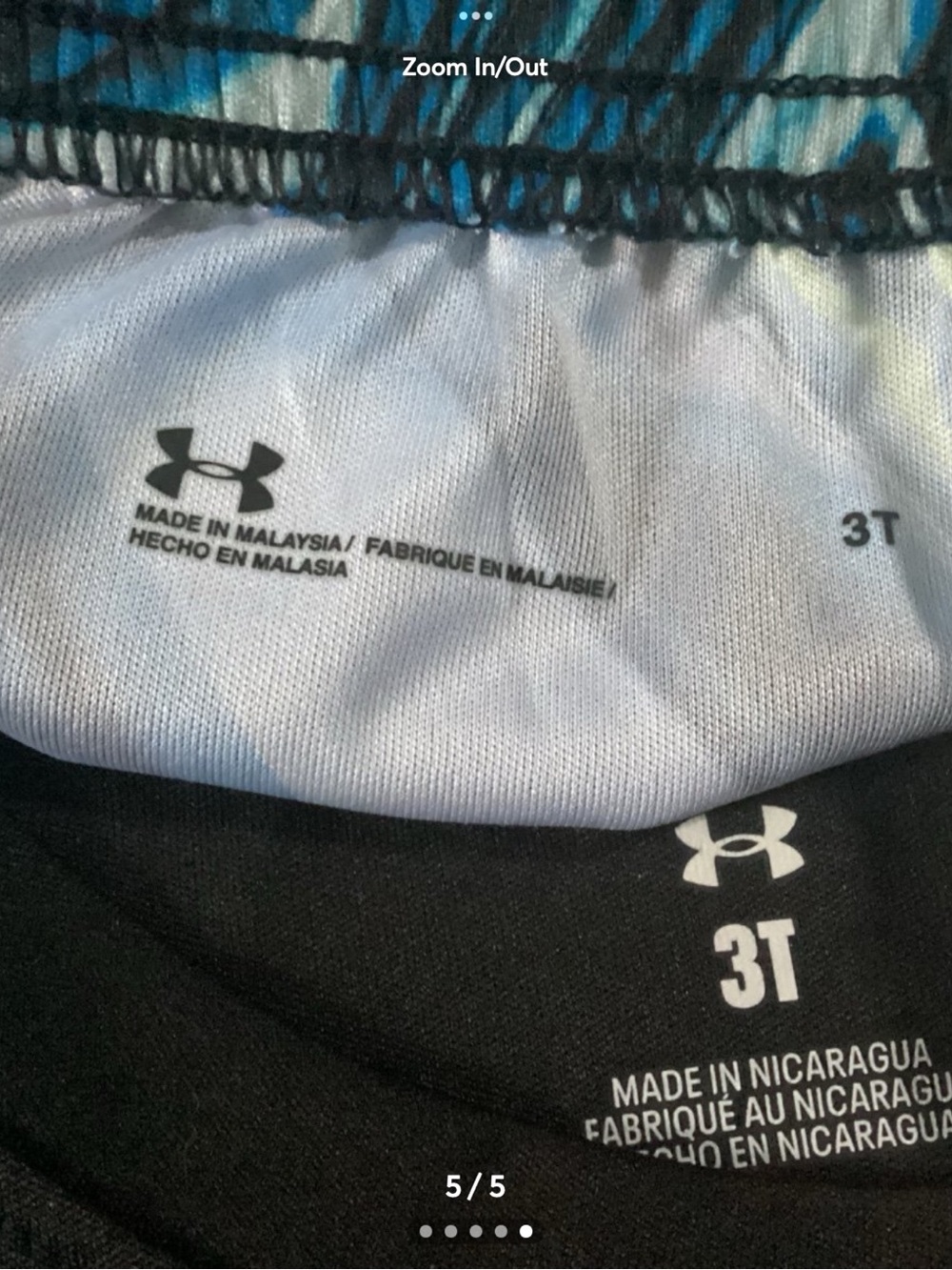 Toddler boy Under Armour tee & shorts outfit size 3T(NWT) ~FIRM, NO OFFERS~ - Picture 5 of 5